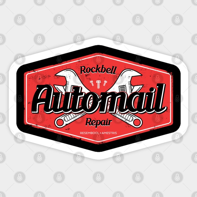 Rockbell Automail Repair Sticker by FourteenEight